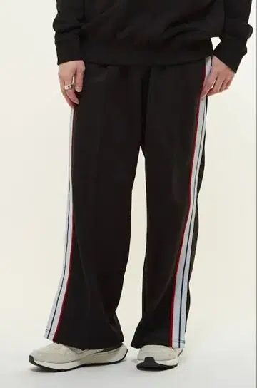 컨버스 converse 사이드 스트라이프 와이드 팬츠