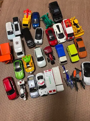 토미카 묶음 판매 30대 파트카 구급차 짐니 쓰레기 수거차