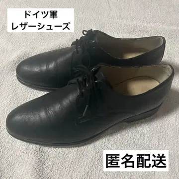 독일군 블랙 가죽 신발 레이스업 [ 익명 배송 ]