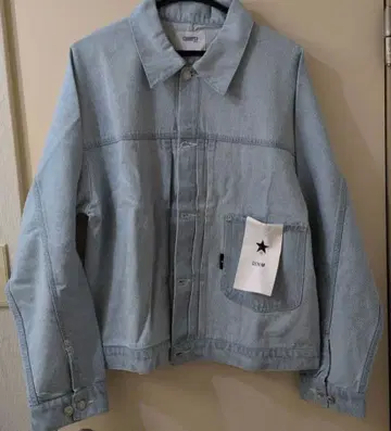 컨버스 TOKYO oversized denim 자켓 색스 블루