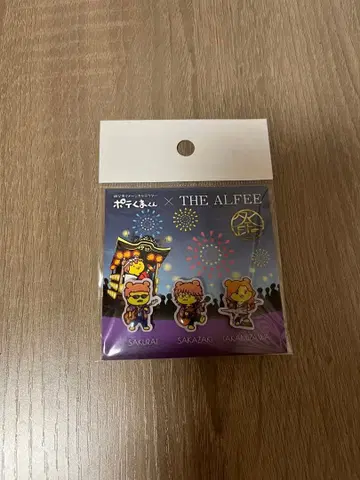 포테쿠마군 THE ALFEE 핀 배지