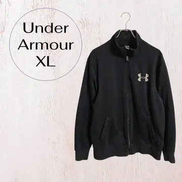 언더아머 풀 집업 트레이닝복 XL 블랙 맨투맨 탑