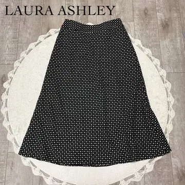 LAURA ASHLEY 로라 애슐리 울 플레어 스커트 빅 사이즈