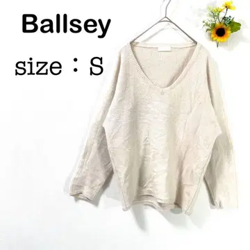 [ Ballsey ] 투모로우랜드 풀오버 V넥 니트 아이보리 S