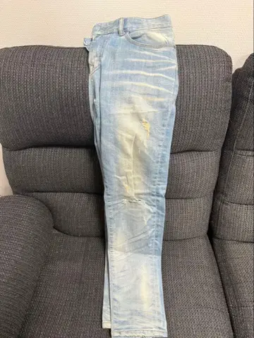 WE'RE RETRO ENGINE 라이트 블루 데님