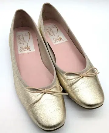 Jeune fille ballet 골드 발레 슈즈
