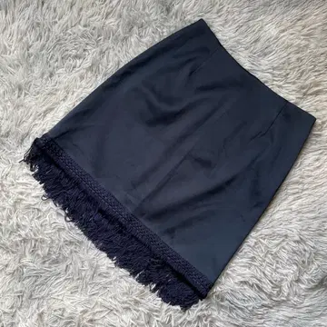 Viaggio Blu 2 프린지 스커트 네이비 M 상당 포멀 고급