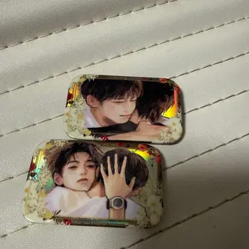 역애전조영재유 직사각형 자작나무 주변 레이저 장식 2개