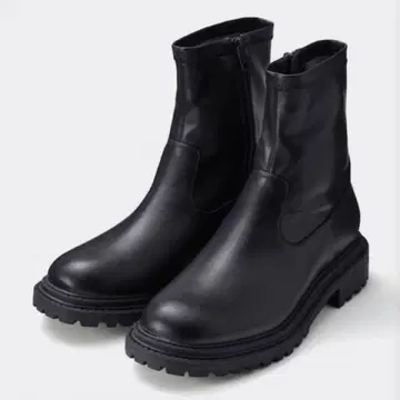 GU 울트라 스트레치 볼륨 밑창 부츠 블랙 L 새상품급