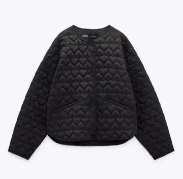 ZARA 택 포함 새상품 하트 퀼팅 자켓