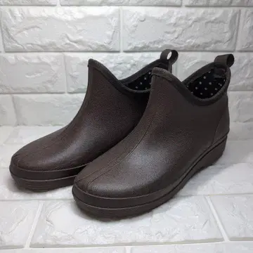 아쿠아볼 레인 슈즈 L 24cm 브라운 레인부츠 방수