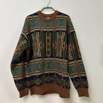 기하학 패턴 니트 스웨터 ZARA