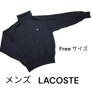 LACOSTE 라코스테 터틀넥 니트 스웨터 블랙 FREE 사이즈