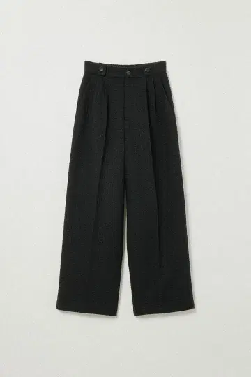 Eaphi WAFFLE STRAIGHT BELT PANTS