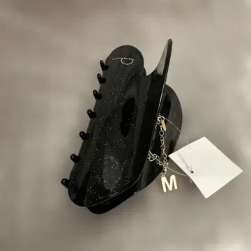 big Heart 헤어 클립 라메 믹스 포테테 POTETE 택 포함