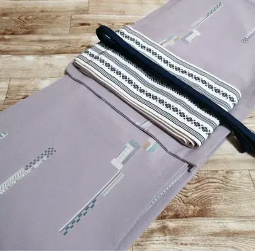 160cm 화장 68/실크 후지색/이중 기모노/TS 시스템 택 포함