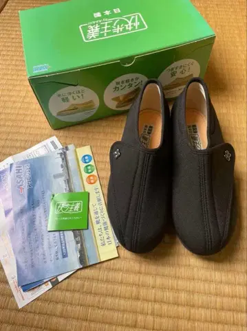 [새상품급 가재 정리] 여성용 간호용 신발 22.5cm 블랙