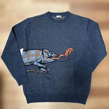 고 슬로우 카라반 카멜레온 자카드 니트 사이즈 4 새상품