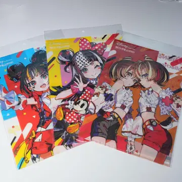 Disney Mika Pikazo 클리어 파일 3종 세트