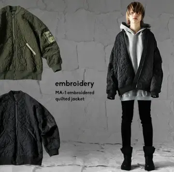 안티카 퀼팅 MA-1 자켓
