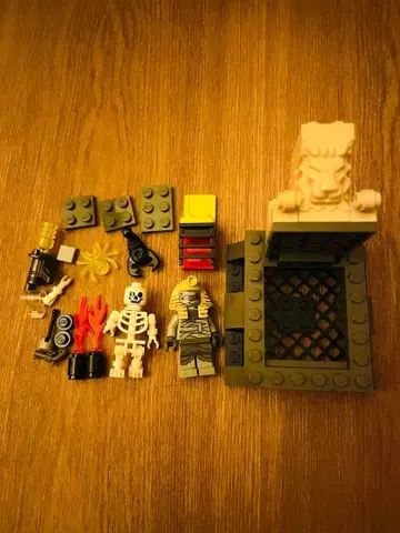 레고 옛날 레트로 미라 파라오 인디 고대