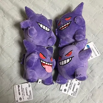 포켓몬 다양한 얼굴 봉제 인형 겐가 4개 세트