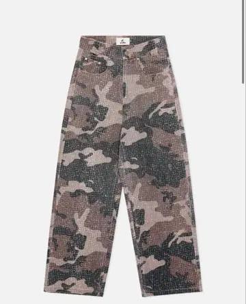 scuffers 카모플라쥬 스트레이트 데님