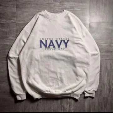 [ 00's ] Hanes 프론트 프린트 맨투맨 화이트 M 사이즈