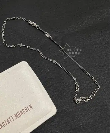 빈티지 WERKSTATT:MUNCHEN 목걸이 실버 s925
