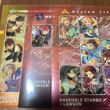 앙스타 로손 콜라보 클리어 파일 묶음 판매