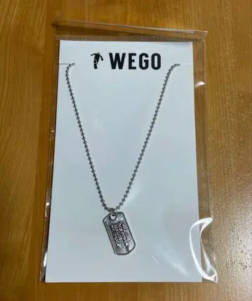 나침반 WEGO 콜라보 도그택 목걸이 충신 목걸이만