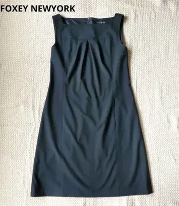 FOXEY NEWYORK 슬리브리스 원피스 블랙 사이즈 40