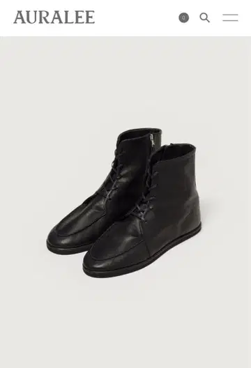 [ 오라리 ] 25aw 가죽 부츠 / 미개봉 새상품