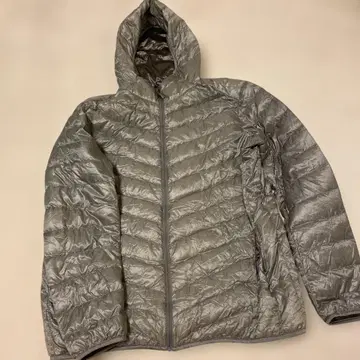 UNIQLO 울트라 라이트 다운 엑스트라 웜 XL 그레이 광택