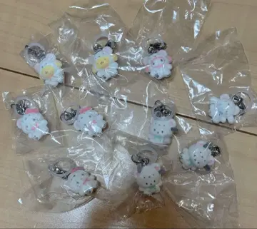 산리오 포근포근 스노우 메지루시 액세서리 묶음 판매 키티 마이멜로디 외