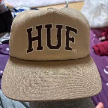 HUF 야구 모자 베이지