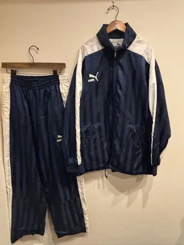 90s 히트 유니온제 올드 푸마 puma 나일론 셋업
