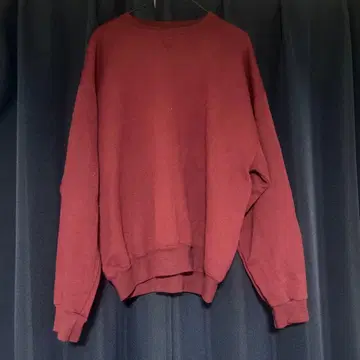 [새상품급] RUSSELL 버건디 크루넥 맨투맨