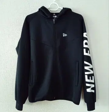 NEWERA 집업 후드티 블랙