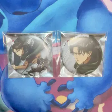 진격의 거인 콜라보 Fighting 트레이딩 캔뱃지 리바이