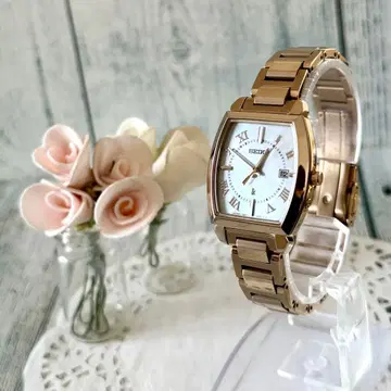 [ 레어 ] SEIKO 루키아 손목시계 1B32-0AV0 골드 전파 솔라