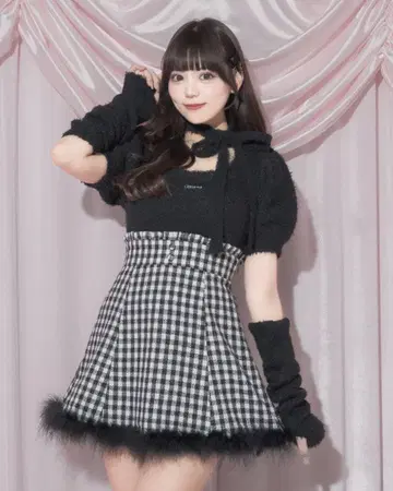 pium 암워머 부착 테디 니트