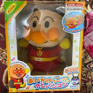 음악 기능 포함 호빵맨 봉제 인형