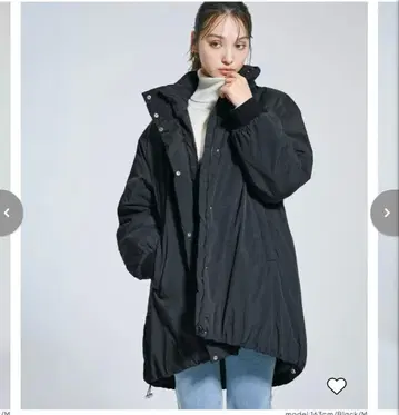 coca 워셔블 충전솜 롱 블루종 M 사이즈