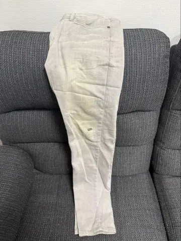 라이트 그레이 데님 팬츠 슬림핏