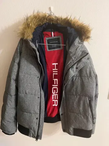 TOMMY HILFIGER 다운 자켓 그레이