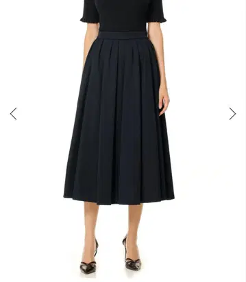 밀라노 리브 턱 스커트/M-PREMIER