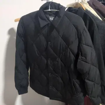 PUFFTECH 블랙 다운 자켓 M