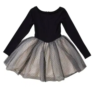 Ballerina dot tulle docking one-piece