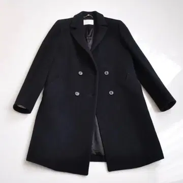 BEIGE. 캐시미어 혼방 체스터 코트 블랙 온워드 카시야마